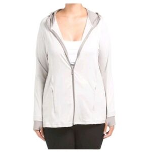 Under Armour Stretch Performance Meridian Gray Active Jacket Plus 1X NWT $90